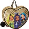 Franco Cosimo Panini RAINBOW HIGH - Zaino Bambina a Forma di Cuore con Schienale Imbottito e Spallacci Regolabili, Zainetto Scuola e Asilo con Chiusura a Zip e Morbidi Pon Pon, Ideale come Regali Natale Bambine 24x20Hx6cm