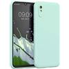 Captor Cover Colorata per Xiaomi Redmi 9A / 9AT, Custodia TPU in Silicone Flessibile Morbida con Microfibra, Protezione di Alta Qualità con Bordo Rialzato per Schermo e Fotocamera (Verde Menta)