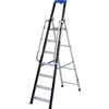 Gierre AL756 - Scala Professionale Alluminio - 7 Gradini Larghi