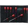 Wiha 26193 - Set di cacciaviti a taglio e Phillips, con impugnatura morbida PicoFined, 8 pezzi