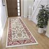 Hanse Home Reni Tappeto orientale - Runner classico a trama fitta con ornamenti e motivi floreali, morbido pelo corto, per camera da letto, sala da pranzo, soggiorno, corridoio, 80 x 240 cm, colore