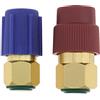 VGOL 2 adattatori da R12 a R134A per conversione lato basso e lato alto da R12 a R134A connettore retrò compatibile con la maggior parte dei veicoli