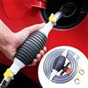 Guidre Pompa Manuale a Sifone, Pompa di Trasferimento Manuale | con Tubo Flessibile Carburante da 2 M, Pompa Aspirazione a Diesel/Benzina/Acqua/Olio/Liquido/Gas Pompa