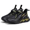 m1&m2 Scarpe Bambina Sportive Ginnastica Bambino Bambini Unisex Tennis Casual Senza Lacci Sneaker Leggere Oro Nero 32EU