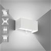 ENCOFT 24W LED Lampada da Parete Esterno con Sensore di Movimento, Bianco Applique Esterno Interno Impermeabile IP65, Angolo Regolabile 120° in Alluminio, Illuminazione da Esterno Bianco Freddo 6000K