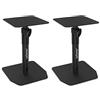 Audibax Neo STM-20 - Supporto da Tavolo per Altoparlanti - Supporto per Monitor da Studio - Altezza Regolabile da 30 a 37 cm - Robusta Base in Acciaio - Compatibilità Universale con Altoparlanti HiFi