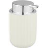 Wenko 25189100 Dispenser Sapone Agropoli, Bianco/Crema