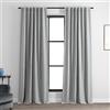 HPD Half Price Drapes BOCH-PL1701-84 Tenda Oscurante Bellino, Misto Poliestere, Vista Grey, 50 X 84