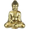 Flair Flower Statua di Buddha in meditazione seduta, statuetta di scultura busto statuetta di Buddha Feng Shui decorazione giardino terrazze balcone decorazione statua Buddha accessorio casa scultura giardino