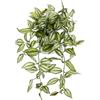 Flair Flower Tradescantio artificiale con vaso per piante artificiali da appendere, ghirlanda sospesa, semaforo verde, pianta da interni, pianta rampicante edera, 42 x 26 x 22 cm