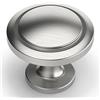 Amerdeco 12 pezzi Pomelli per Mobili Nickel rotto per Mobili da Cucina Pomelli Acciaio Inox per Mobili Rotondo maniglie con vite pomelli per cassetti
