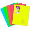 Clairefontaine 981423C - quaderno spirale A5 16x21 cm 120 p righe 90g rosso