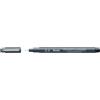 Pentel Pointliner S20P-4A, Fineliner, nero, impermeabile e resistente alla luce, 0,4 mm, 1 pezzo (confezione da 1)