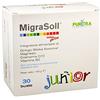 Purytra Farmaceutici Italia Migrasoll Junior 30 Buste - Integratore per emicrania - Senza Glutine
