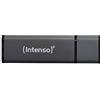 Intenso Alu Line - Chiavetta USB da 32GB - Pendrive USB 2.0, Antracite