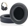 Link Dream Cuscinetti Auricolari Di Ricambio per Beats Studio 3 e Studio 2, Cuscinetti per Cuffie con Morbida Pelle Proteina/Memory Foam/Nastro Adesivo Forte (Titanio)