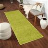 Livabliss Tappeto Shaggy Home Ampio Tappeto Salotto Moderno, Sala da Pranzo, Morbido Tappeti Shaggy per Camera da Letto, Motivo Astratto Berbero Peloso, leggera da Pulire, 80x220 cm Verde