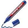 edding 300 pennarelli permanenti - blu - 1 penna - punta rotonda 1,5 - 3 mm - impermeabile, ad asciugatura rapida - per cartone, plastica, vetro, legno, metallo, vetro