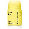 SeventyOne Percent | Sun Kissed: Sun Stick SPF 30 | Viso e zone sensibili | Vegan | Protezione molto alta | Molto resistente all'acqua | 80% Naturale - Prodotto in Francia | 15 gr