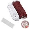 TFSYLISA Rete da Badminton Portatile e Pallavolo Regolabile Pieghevole - Tennis Standard per Giardino Spiaggia Sportivo All'Aperto 6.1x0.76m Rosso