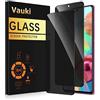 Vauki 2 Pezzi Privacy Vetro Temperato per Samsung Galaxy A71 4G/5G,Pellicola Protettiva Anti-Spy,Durezza 9H,Anti-Graffio,Senza Bolle,Schermo Protezione Anti-Spia Pellicola per Samsung A71 4G/5G 6.7