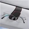 CGEAMDY Porta Occhiali da Sole Auto, Supporto Universale per Occhiali da Sole in Pelle per Auto con Chiusura Magnetica, Accessori per Auto per Contenere Occhiali da Sole Carte E Biglietti (Carbonio)