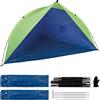 Idena 40000 - Guscio da Spiaggia Protezione UV 60+, Circa 2,4 x 1,25 x 1,25 m, Leggero e Compatto per Il Trasporto