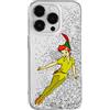 Ert Group custodia per cellulare per Apple Iphone 14 PRO originale e con licenza ufficiale Disney, modello Peter Pan 001 adattato alla forma dello smartphone, con effetto glitter overflow