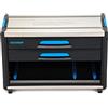 GEDORE Box Utensili WorkMo B2, 2 Cassetti, 1 scomparto, Plastica e Alluminio, con Chiave, Modulo per Carrello Portautensili, Vuoto, 1110 WM-321