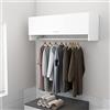 Susany Armadio Sospeso in Truciolato, Mobile Pensile da Bagno, Armadietto da Parete per Il Cucina, per Bagno, Cucina o Zona Lavanderia, Bianco 100x32,5x35 cm