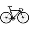 FabricBike AERO - Fixed Gear Bicicletta, Single Speed Fixie Completa mozzo, Telaio in Alluminio e Forcella in carbonio, Ruote 28, 5 Colori, 3 Dimensioni, 7.95 kg (Taglia M) (White & Black, M-54cm)