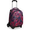 Invicta Trolley Scuola Sganciabile New Tech, Rosa, 3 in 1 Spallacci per Uso Zaino, Zaino Scuola Bambine e Ragazze