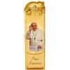 Segnalibro sagomato Papa Francesco e preghiera semplice - dimensioni 15x4,5 cm
