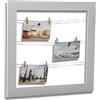 VERSA Portafoto Versa Topeka, Cornice decorativa per foto da tavolo o da appendere, Misure (A x L x L) 40 x 5 x 40 cm, Legno MDF, Colore bianco