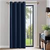 PONY DANCE Tenda Oscurante Soggiorno 1 Pezzo L 140 x A 240 cm Curtains Termiche per Interni Curtains Cameretta Bambino con Anelli Decorazione, Blu Scuro