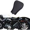 KEEPDSGN Sella Monoposto Moto Sedile del Conducente Anteriore per Sportster XL883 XL1200 48 72 2010-2015 Cafe Racer, nero.