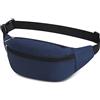 Qinlov Marsupio Sportivo Running Outdoor Fanny Pack Bag da Uomo Donna Marsupi alla Moda in Nylon con Cinturino Regolabile Rapido per Corsa Ciclismo Escursione Campeggio (Olive-1)
