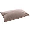 FLAMINGO Cuscino Lotta RETTANGOLARE + Chiusura Eclair Taupe 100 x 70 x 15 cm