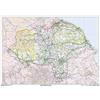 XYZ Maps North Yorkshire Contea Map-Paper