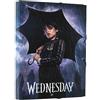 Grupo Erik Cartellina Portadocumenti A4 Mercoledì Addams - Cartella Portadocumenti Rigida Espandibile a 3 Lembi con Elastico in Cartone | Cancelleria Scuola Wednesday Addams