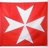 AZ FLAG Bandiera Croce Ordine di Malta 90x90 cm Poliestere 100D Asola