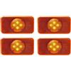 24/7 AUTO 4 x LED riflettori laterali luci specifico per VolvoFH FM FL ambra lampade OEM sostituire