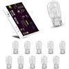 LIGHTWORLD24 Welt der Lichter LIGHTWORLD24 - Set da 10 Lampadine W21W T20 12V 21W | Alogene per auto | Attacco 7440 W3x16d | Estremamente durevoli | Per luce freno, retromarcia, frecce