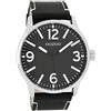 Oozoo Orologio da polso XL con cinturino in pelle per articoli speciali, outlet a prezzo ridotto, variante 1, C7409 - nero/nero, cinghia