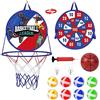 Chithor Canestro Basket con Bersaglio Freccette Set per Bambini,2 in 1 Giochi Freccette e Mini Giocattolo da Basket, Giochi Sportivo Pieghevole per Interni ed Esterni per Bambini Ragazzi Ragazze Regalo