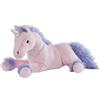 Heunec 351974 - Classic, unicorno di peluche, sdraiato, XL, 50 cm, Colore Rosa