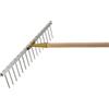 Siena Garden Rastrello in metallo leggero, 62 cm, 16 denti, regolabile