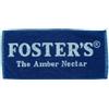 signs-unique Fosters Lager - Asciugamano da bar in cotone, colore: ambra