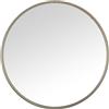 DRW Specchio da parete rotondo in malammina in oro 76x76x6 cm