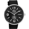Oozoo Orologio da polso XL con cinturino in pelle per articoli speciali, outlet a prezzo ridotto, variante 2, C7079 - nero/marrone scuro, cinghia